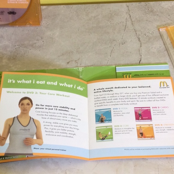RARE 2006 McDonald’s 15 minute workout DVD set - Picture 12 of 16